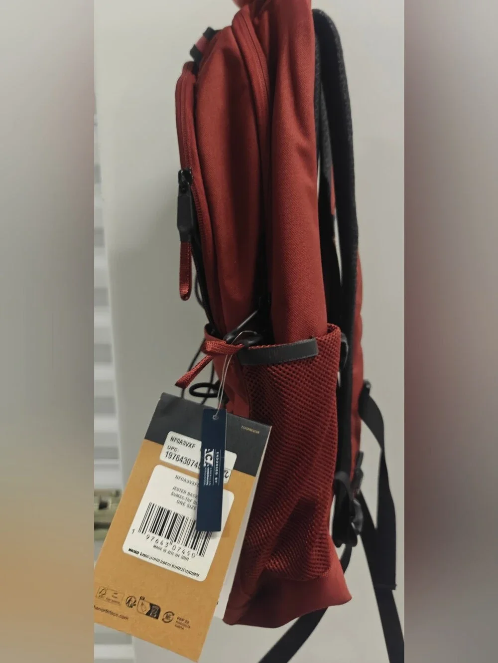 The North Face Jester Everyday Laptop Backpack - One Size, Sumac/Tnf Black